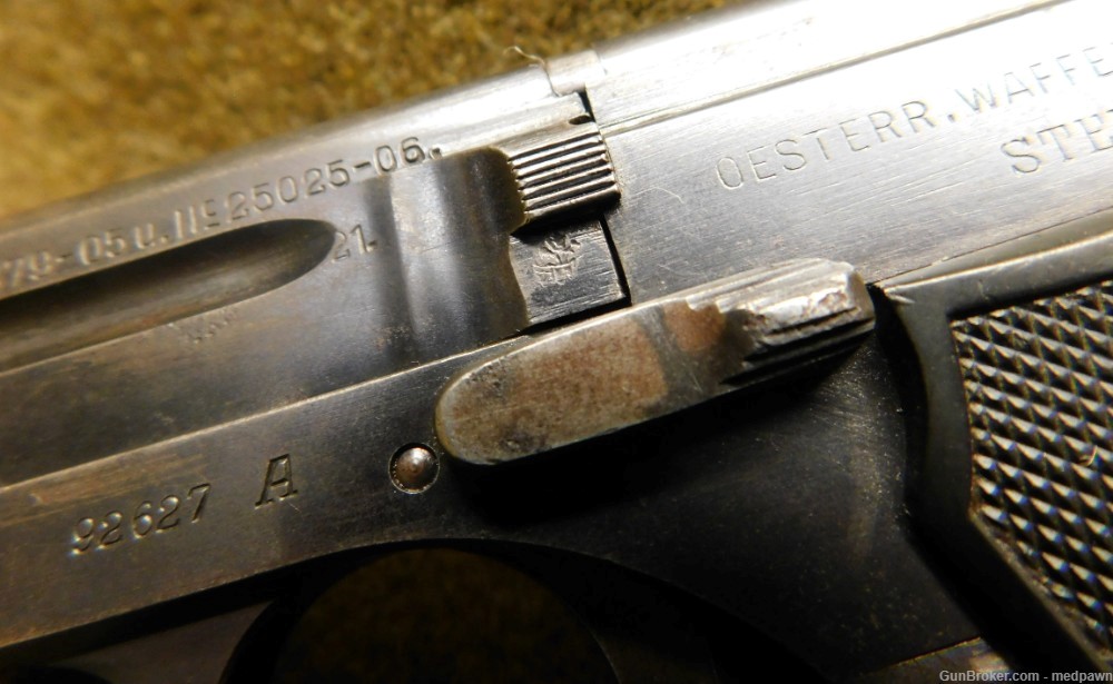 Steyr Pieper 1909 25 ACP Tip Up Pistol -img-10