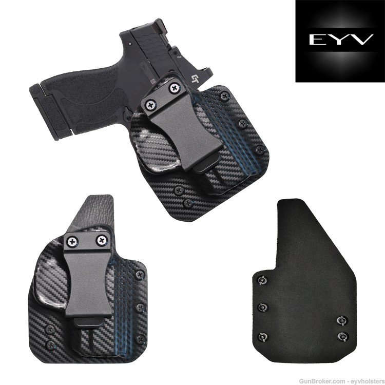 M&P Shield/ 2.0 EYV IWB Hybrid Leather/ Kydex Holster -img-0