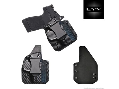 M&P Shield/ 2.0 EYV IWB Hybrid Leather/ Kydex Holster 