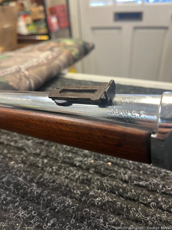 Winchester 1892 Lever Action 38 WCF Chrome 20 inch Barrel NO CC FEE-img-5