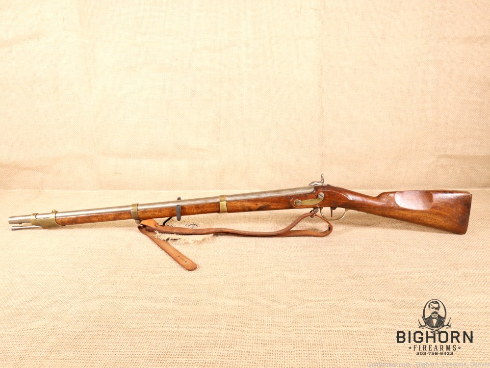 Antique 1800's Belgian Youth-Sized Cadet Percussion Musket 26" .54 Cal -img-6
