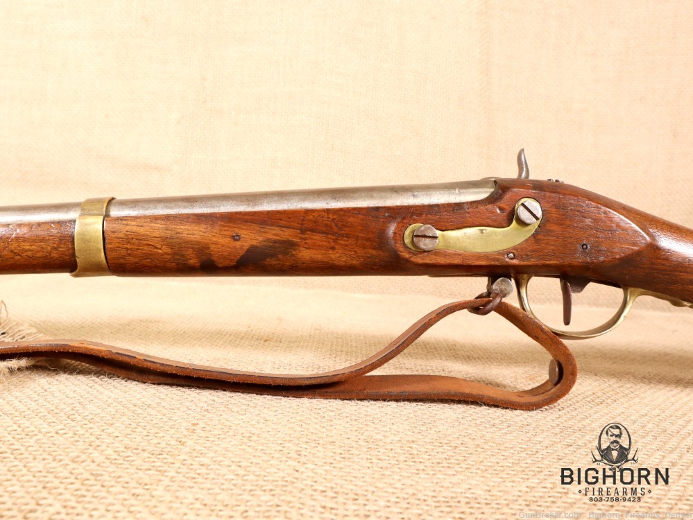 Antique 1800's Belgian Youth-Sized Cadet Percussion Musket 26" .54 Cal -img-8