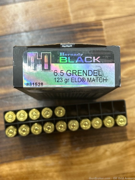 6.5 Grendel Hornady Black 124gr ELD MATCH-img-2