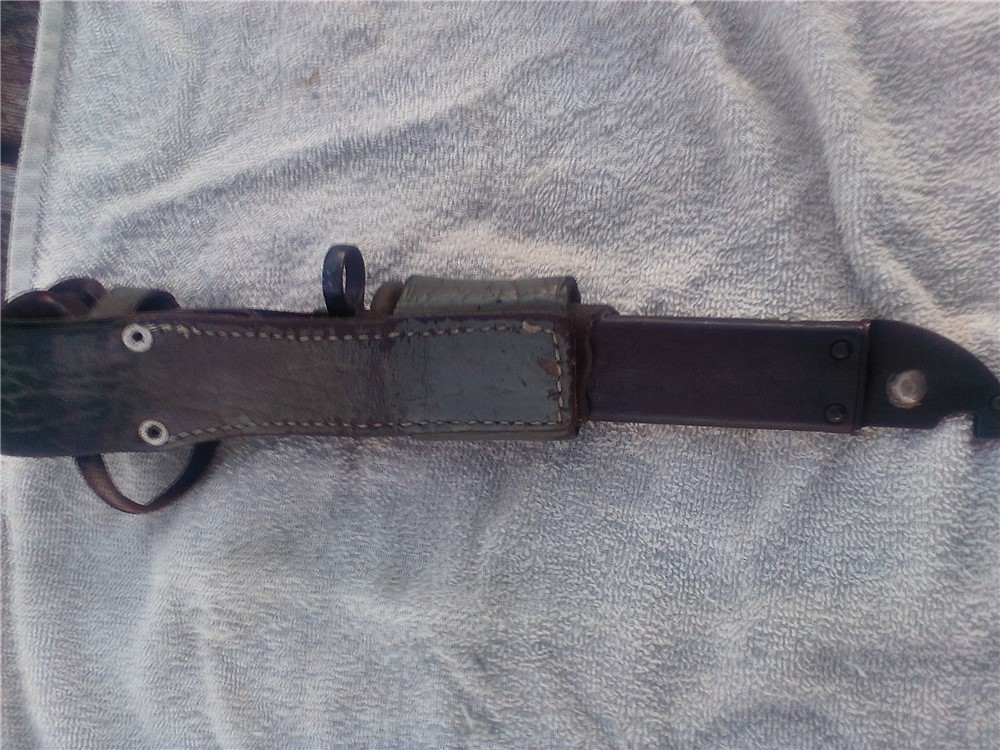 Russian type AK-47 (1968) wire cutter knife W/scabbard-img-3