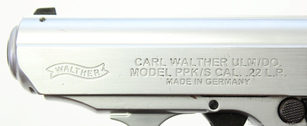 Walther PPK/S 3.3" Barrel 22 LR Nickel Semi Auto Pistol 5030320 w/ Box-img-6
