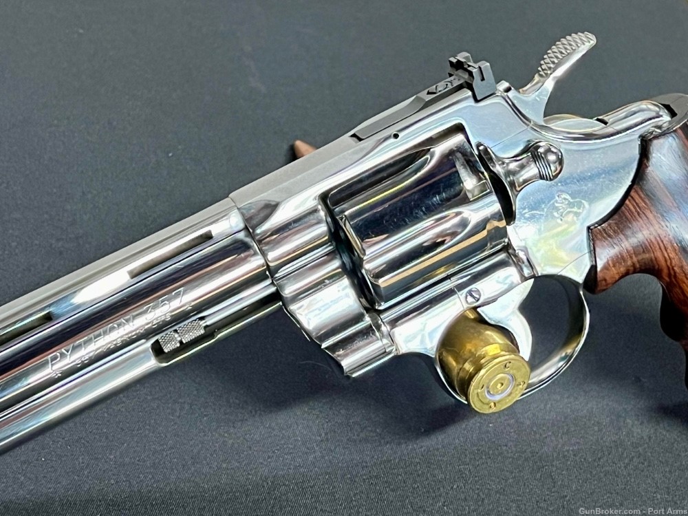 1985 Colt Python 6" Chrome 357mag CA PPT-img-40