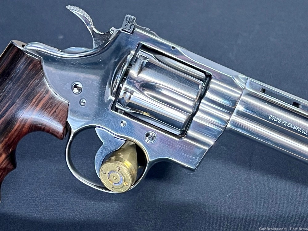 1985 Colt Python 6" Chrome 357mag CA PPT-img-50