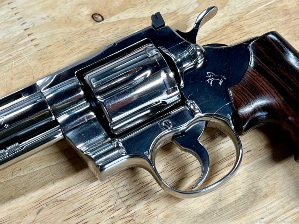 1985 Colt Python 6" Chrome 357mag CA PPT-img-2