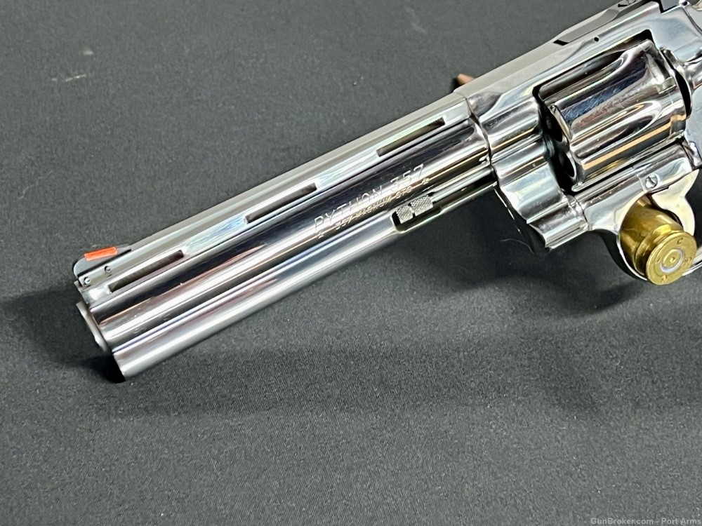 1985 Colt Python 6" Chrome 357mag CA PPT-img-39