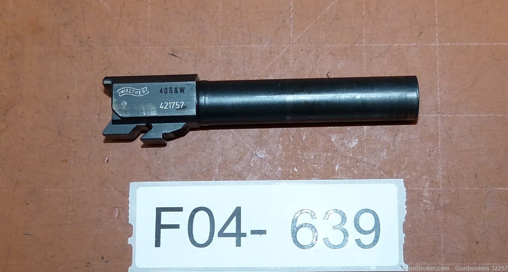 Walther P99 .40, Repair Parts F04-639-img-2