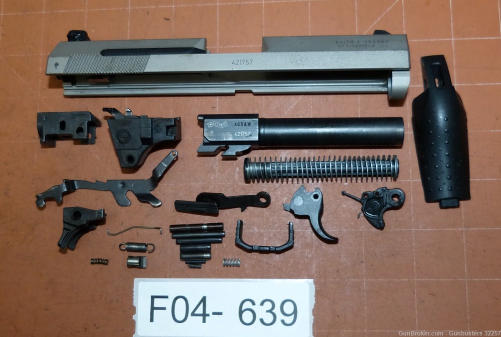 Walther P99 .40, Repair Parts F04-639-img-0