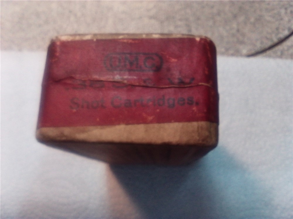 Vintage UMC 38 cal.S&W shot cartridges-center fire-SEALED BOX-img-2