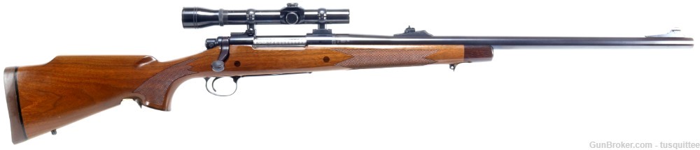 Remington Model 700 BDL Safari Grade, .375 H&H with Higgins 2.5x!!-img-1