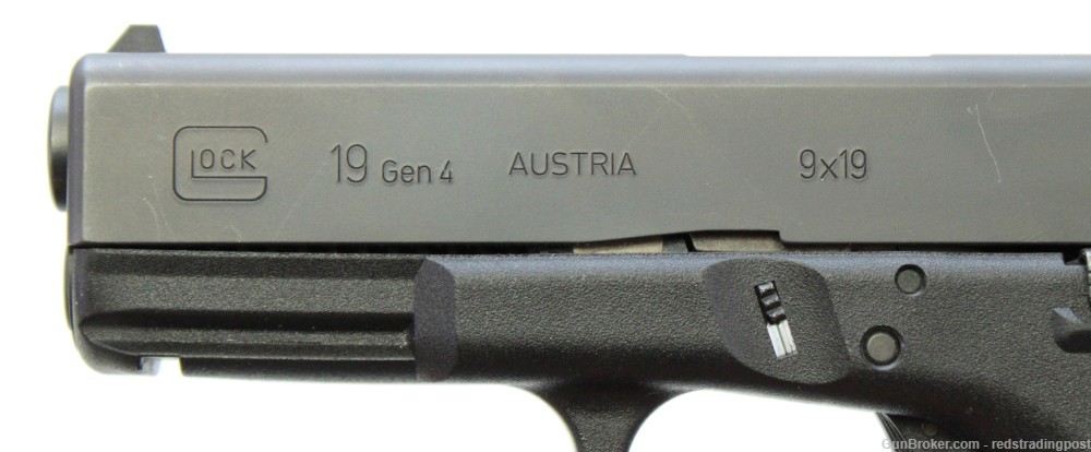 Glock 19 Gen 4 4.01" Barrel 9mm 15 Rnd Semi Auto Pistol PG1950203M w/ Box-img-7