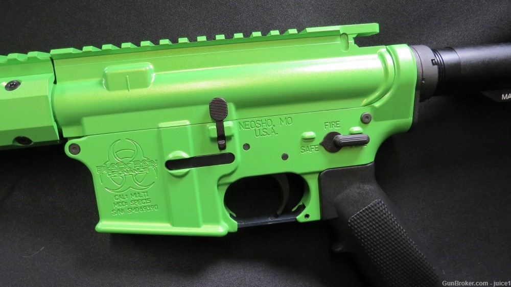 Black Rain Ordnance Spec15 AR Builder Kit w/ 15" Handguard - Zombie Green-img-4