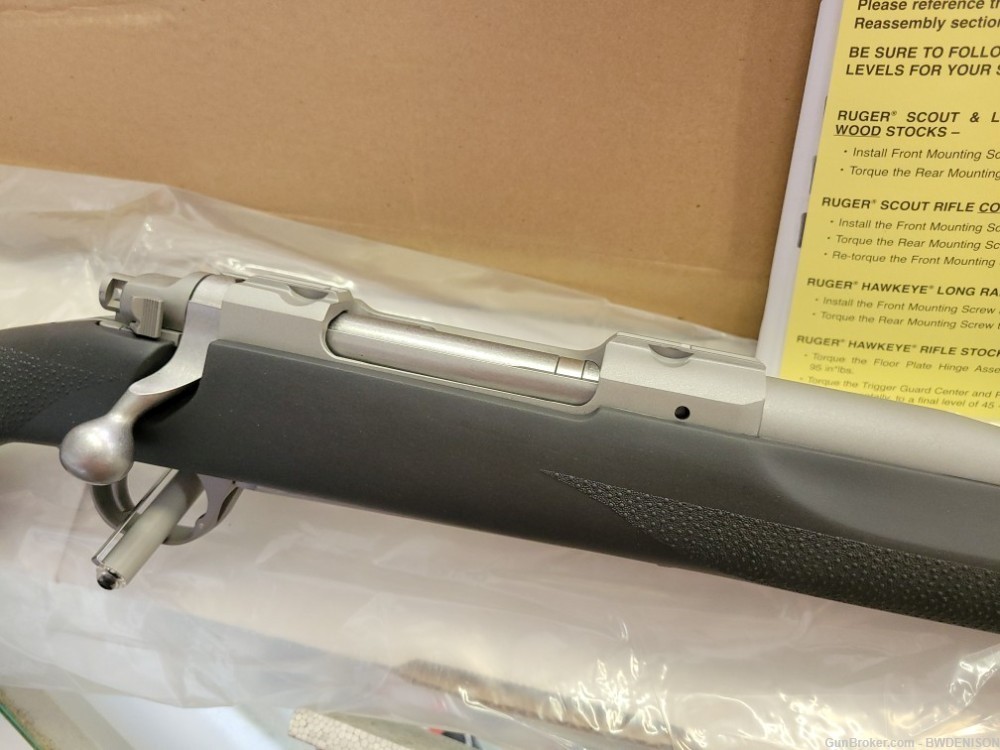 Lipsey's Exclusive Ruger Hawkeye Alaskan 416 Ruger Rifle 57158 Silver-img-2