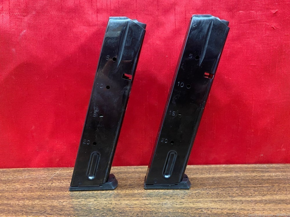 2 Smith & Wesson 5900 Series 20rd 9mm Magazines For S&W 59 915 5906 5903 -img-3