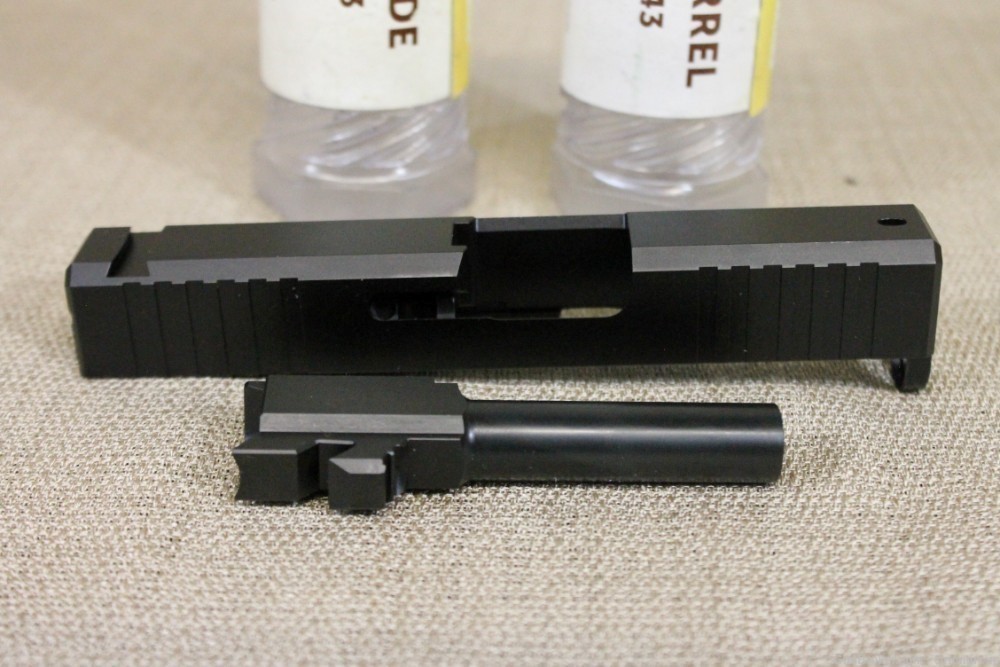 Never Fired Glock G43 Slide and Barrel from Brownells -img-2