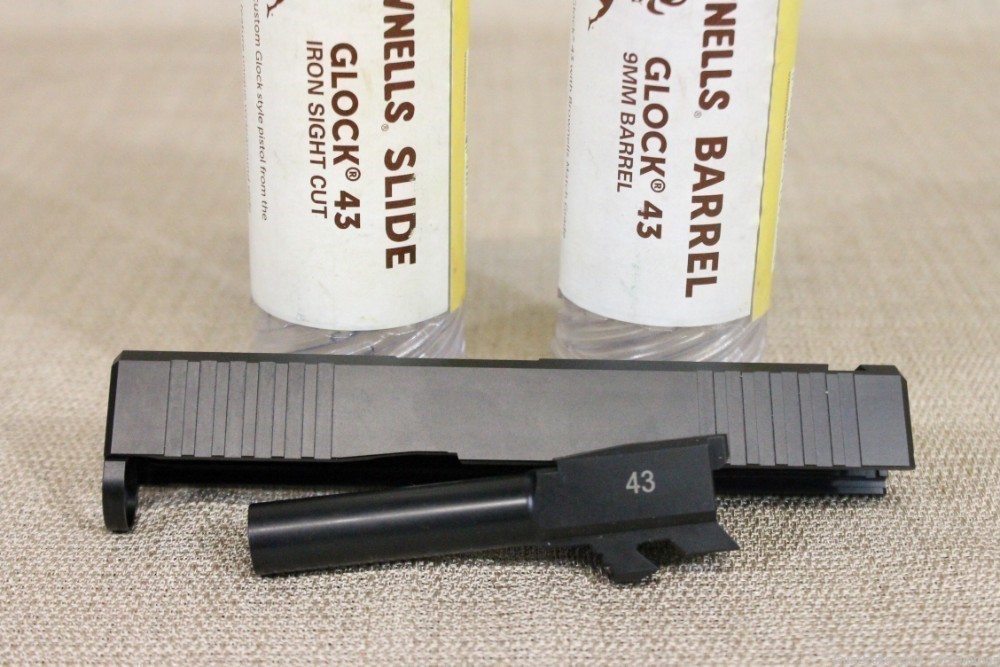 Never Fired Glock G43 Slide and Barrel from Brownells -img-3