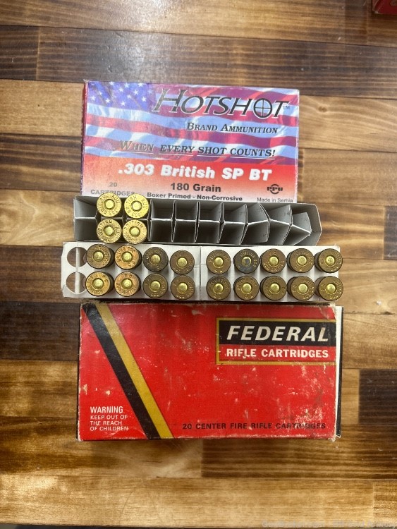 303 British 22 total Rounds Federal and Hotshot Soft Points!-img-0