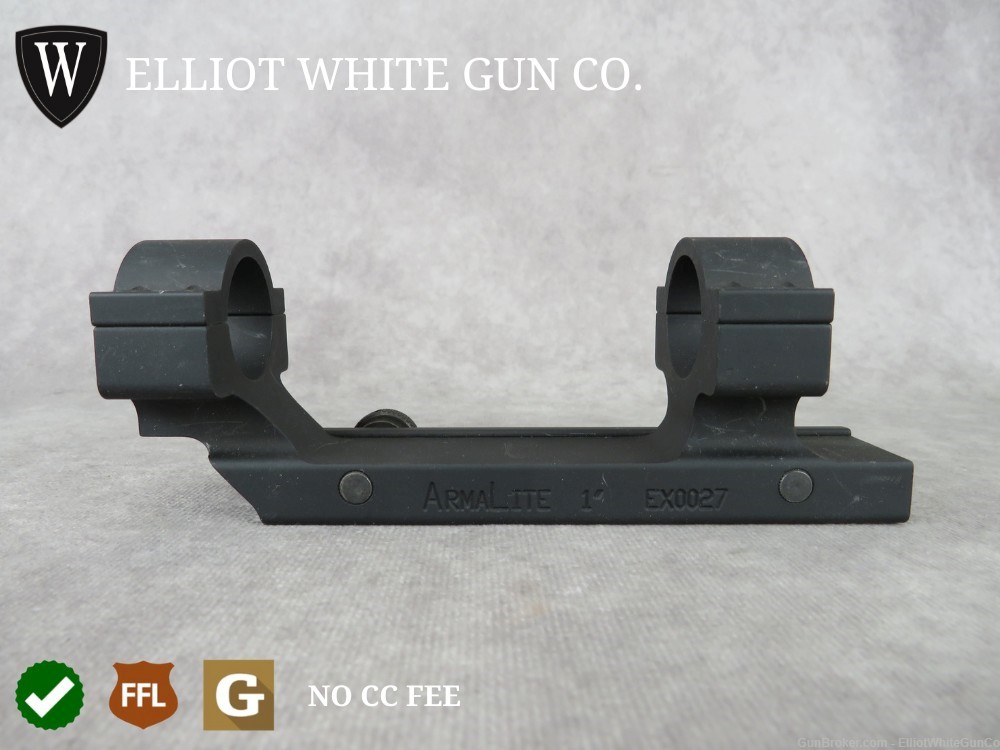 Armalite EX0027 1" One Piece Scope Mount! Great Condition! Penny Bid! NR!-img-0