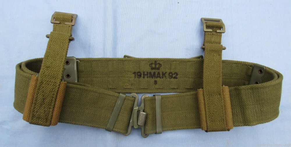 Danish M/45-59 Late Issue Rubberized Gear Set, HK91 G3 Magazine Pouches-img-2