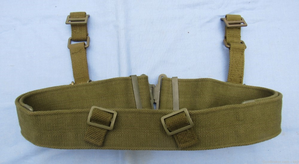 Danish M/45-59 Late Issue Rubberized Gear Set, HK91 G3 Magazine Pouches-img-3