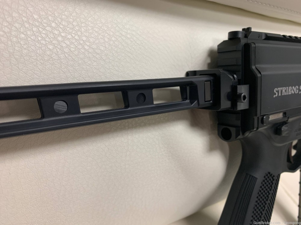 Sig style 1913 rail brace/stock adaptor for Stribog SP9A1/A3 QD Price Down-img-2