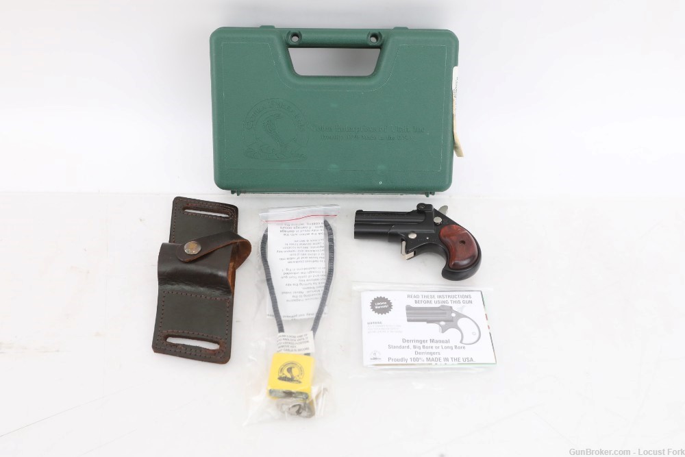 Cobra CB38 38 Special 2.75" Derringer LIKE NEW IN BOX w/ Holster No Reserve-img-0