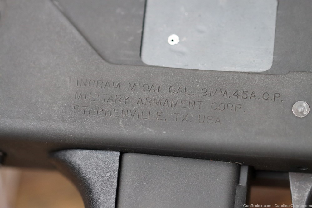 SEQUENTIAL NIB Cobray M10A1 Transferable Machine Guns Auto INGRAM 9MM  -img-5