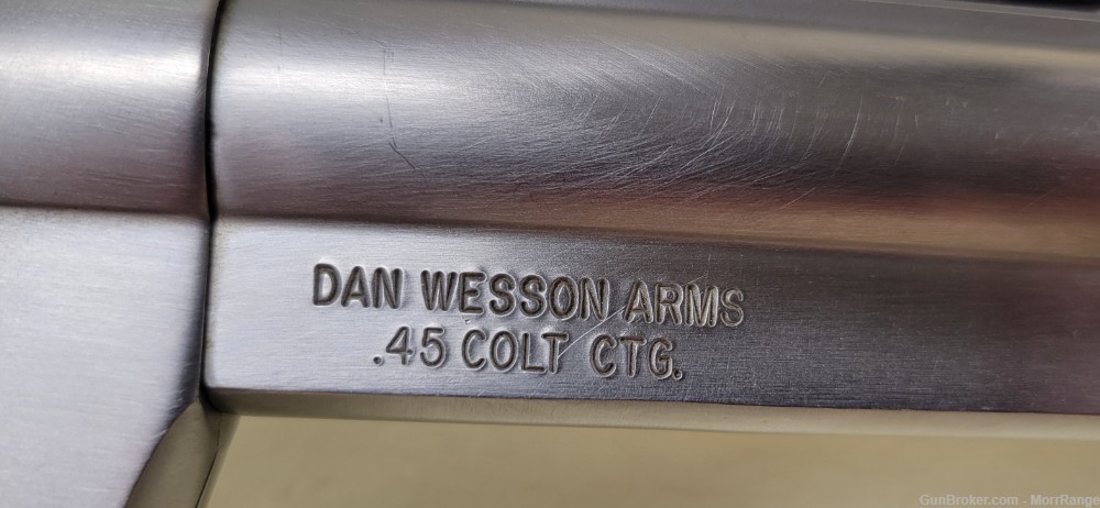 Dan Wesson 745HV6 45 Colt 6" Barrel Stainless -img-11