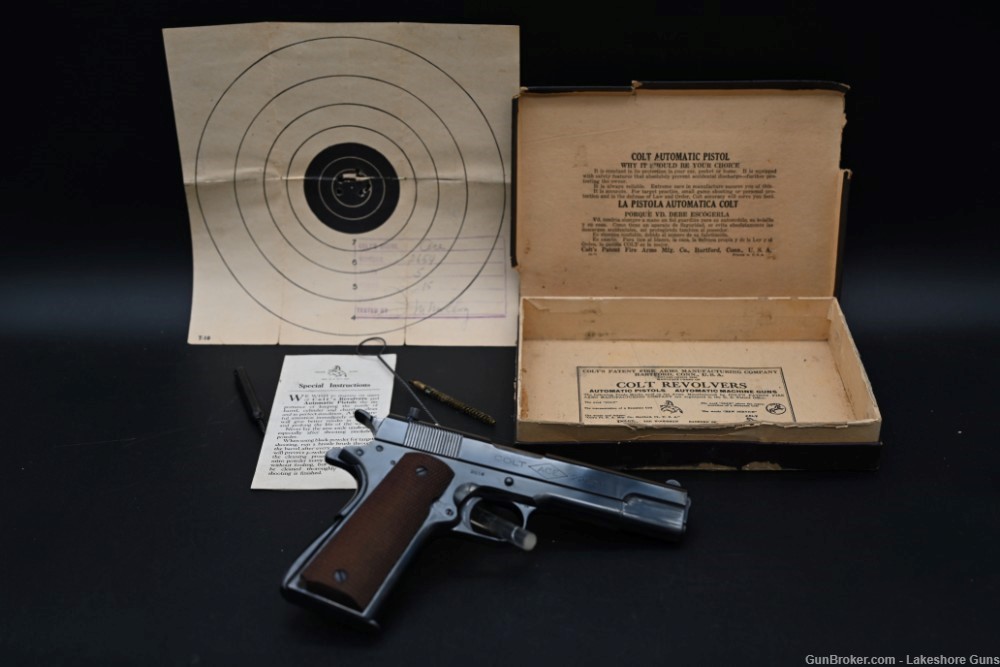 Pre-World War II Colt Ace .22 Long Rifle 1931 FIRST YEAR MFG! BEAUTIFUL!-img-0