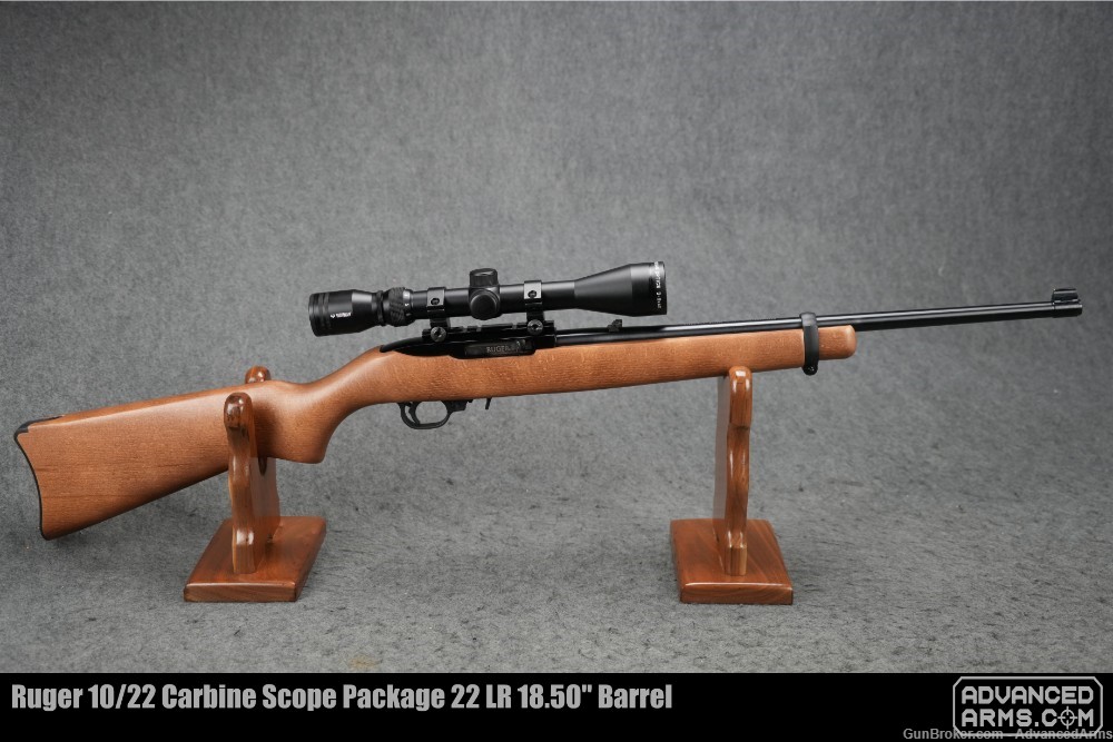 Ruger 10/22 Carbine Scope Package 22 LR 18.50" Barrel-img-0