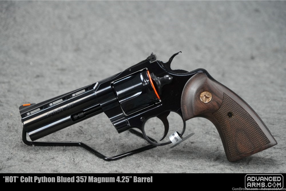 *HOT* Colt Python Blued 357 Magnum 4.25” Barrel-img-0