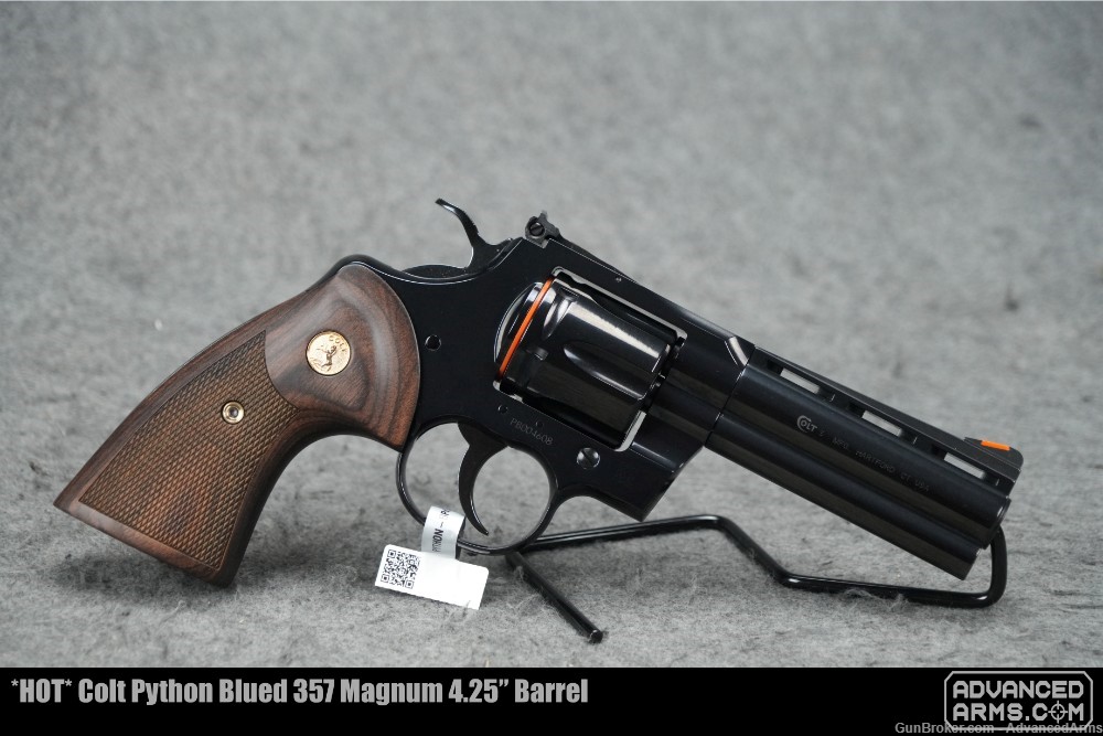 *HOT* Colt Python Blued 357 Magnum 4.25” Barrel-img-1
