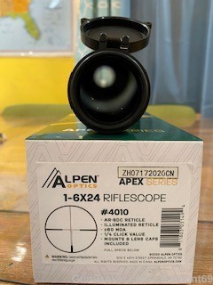 Compact hunting riflescope Alpen Apex 1 - 6 x 24 -img-1