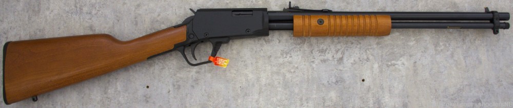 Brand New Rossi Gallery Model Slide Action Rifle 22LR Wood Stocks-img-1