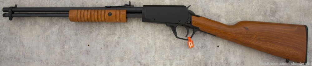 Brand New Rossi Gallery Model Slide Action Rifle 22LR Wood Stocks-img-2
