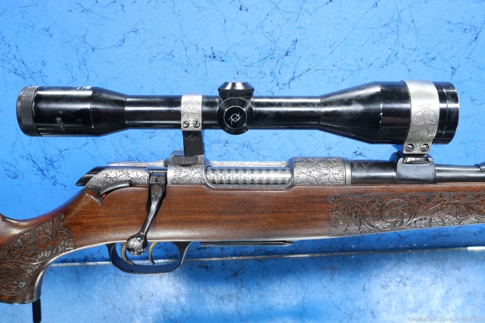 HIGHLY ENGRAVED KRICO 700 5.6X50R BOLT ACTION RIFLE W/ZEISS 6X42 SCOPE/1976-img-53