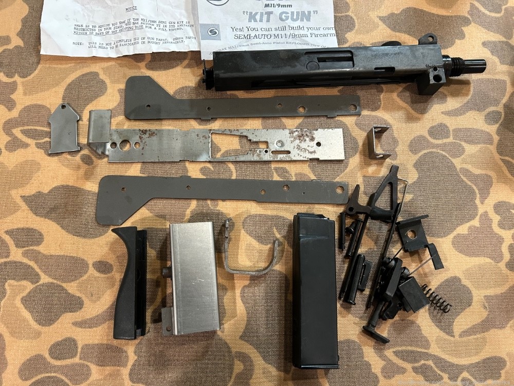 NOS SWD COBRAY M11/9 Complete Semi Auto Parts Kit MAC-11 “MAC IN A SACK”-img-12