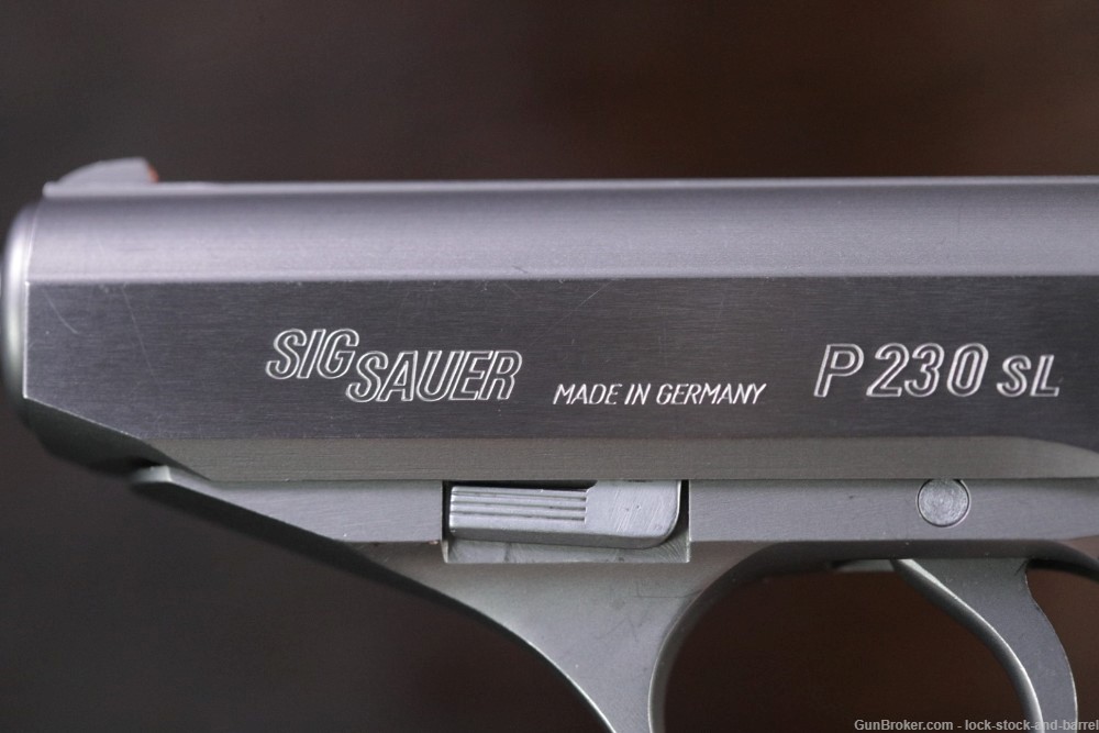 Sig Sauer P230SL Stainless P-230 SL .380 ACP Semi-Auto Pistol, 1996 NO CA-img-14