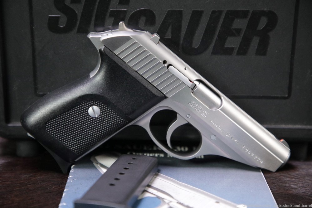 Sig Sauer P230SL Stainless P-230 SL .380 ACP Semi-Auto Pistol, 1996 NO CA-img-2