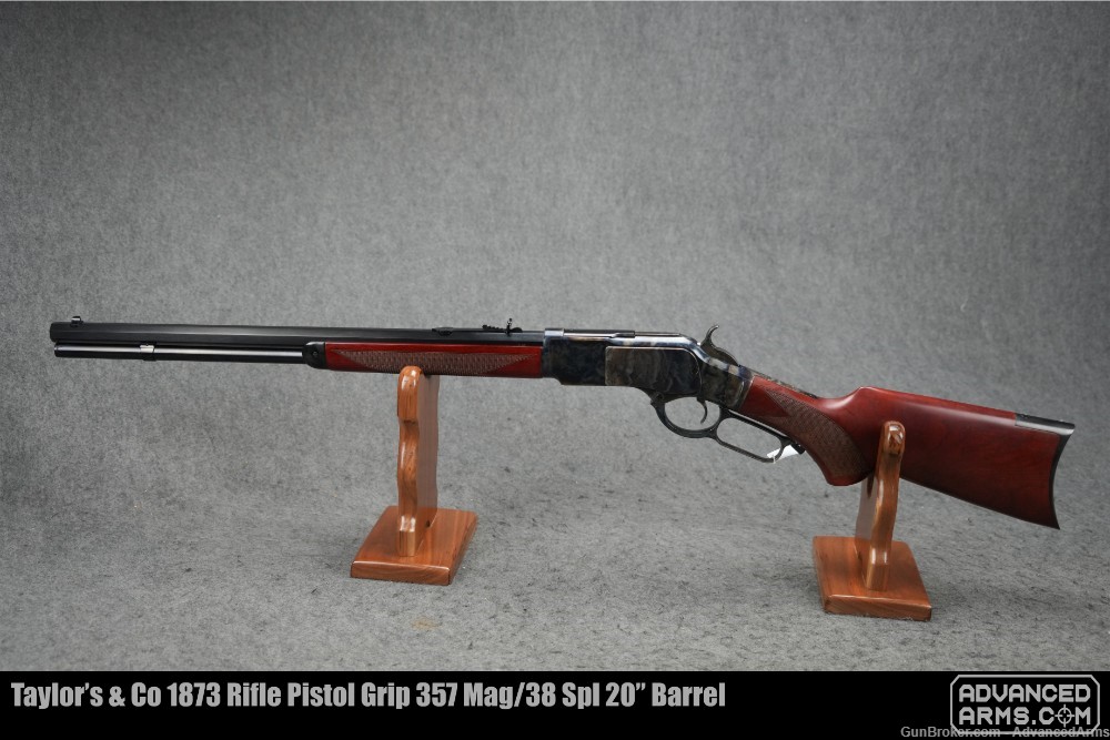 Taylor’s & Co 1873 Rifle Pistol Grip 357 Mag/38 Spl 20” Barrel-img-1
