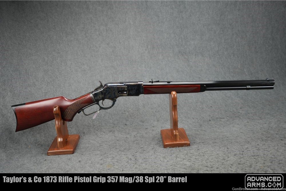 Taylor’s & Co 1873 Rifle Pistol Grip 357 Mag/38 Spl 20” Barrel-img-0
