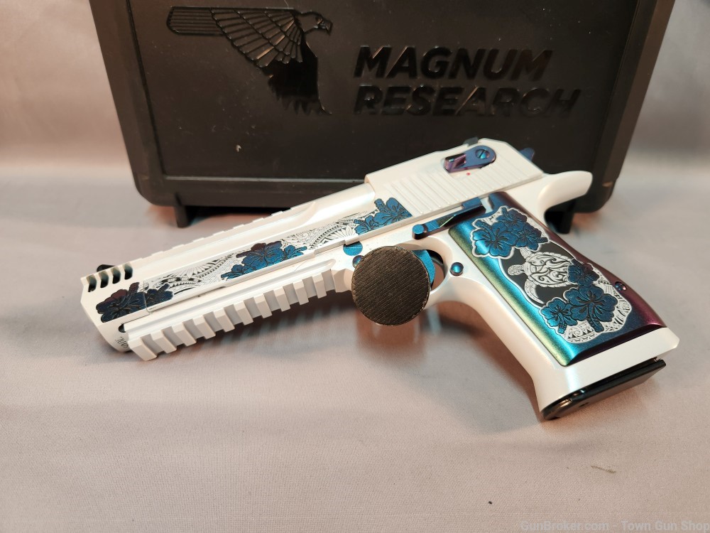 MAGNUM RESEARCH DESERT EAGLE ALOHA 50AE NEW! PENNY AUCTION!-img-8