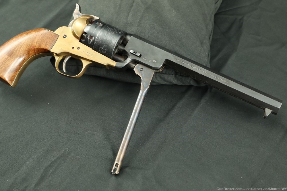 Armi San Paolo 1851 Navy in .44 Cal 7.5” Black Powder Revolver, No FFL-img-14