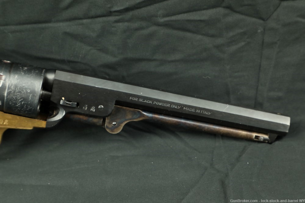 Armi San Paolo 1851 Navy in .44 Cal 7.5” Black Powder Revolver, No FFL-img-3