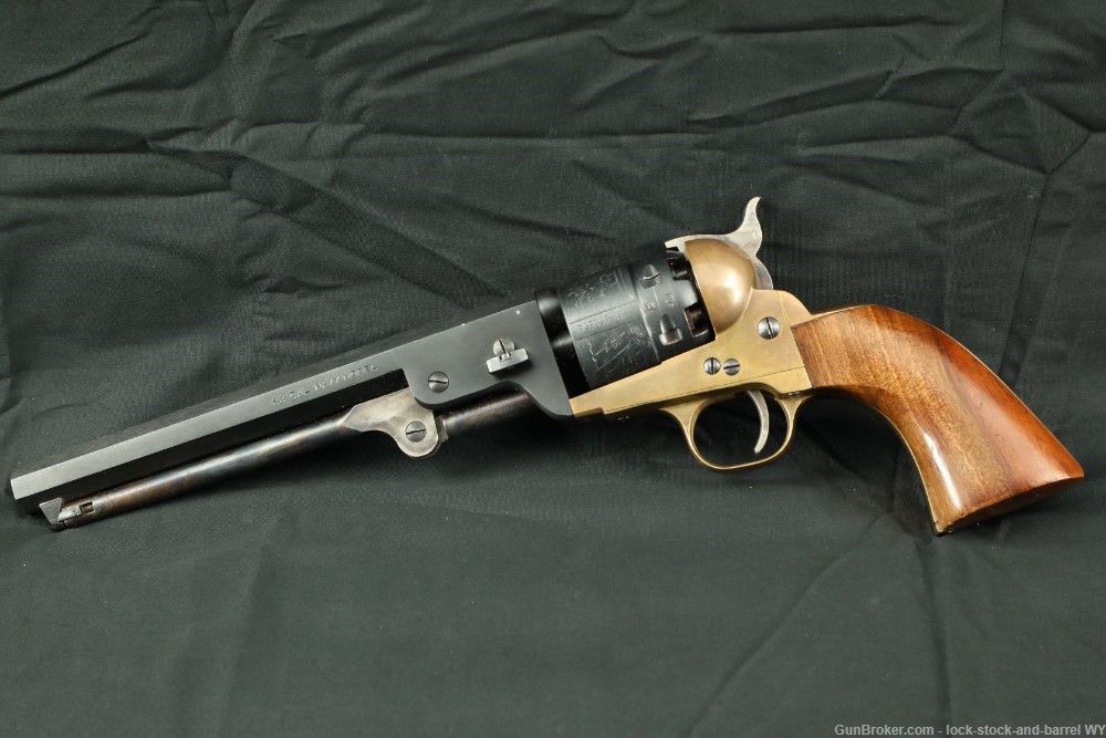 Armi San Paolo 1851 Navy in .44 Cal 7.5” Black Powder Revolver, No FFL-img-4
