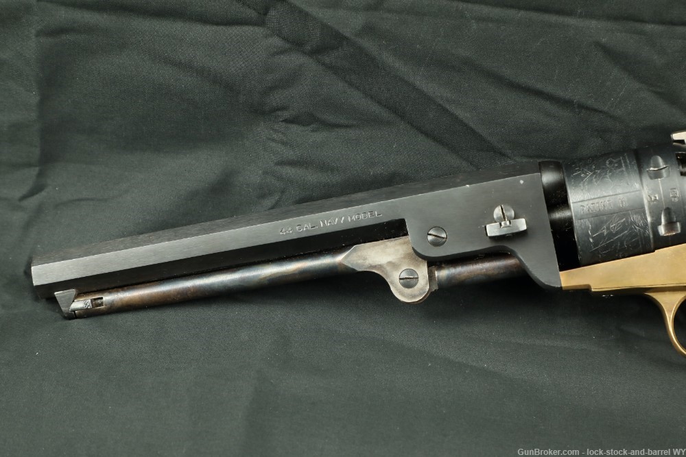 Armi San Paolo 1851 Navy in .44 Cal 7.5” Black Powder Revolver, No FFL-img-5