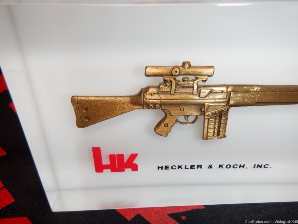 DECORATIVE  HECKLER & KOCH, INC. HK-91-A2 ACRYLIC BLOCK DISPLAY-img-1